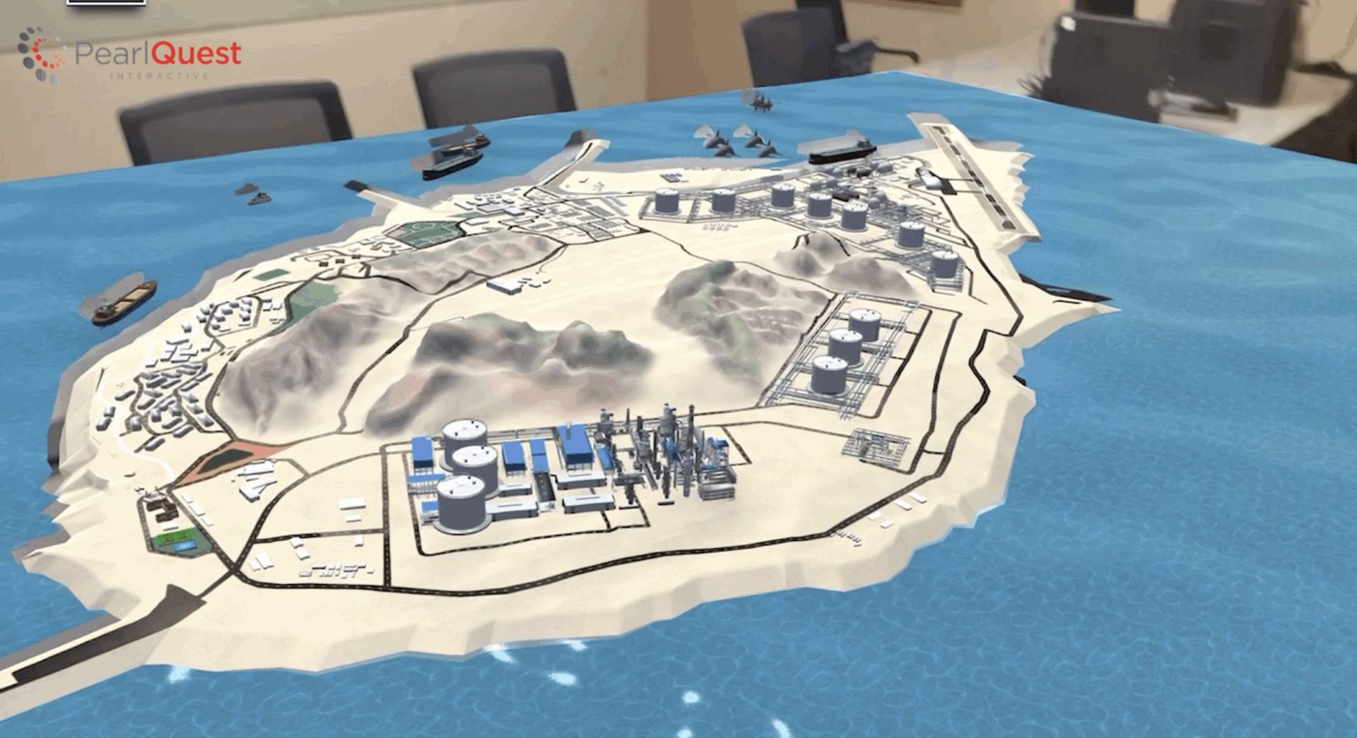 ADNOC Offshore mixed reality digital twin demonstration