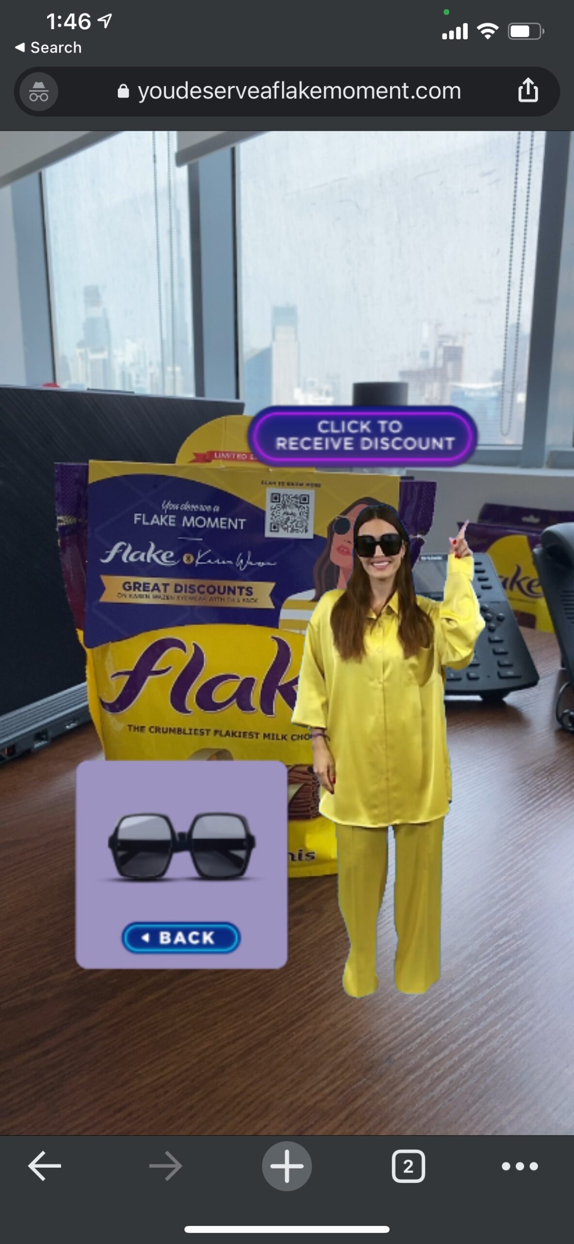 Cadbury Flake × Karen Wazen: Volumetric AR
