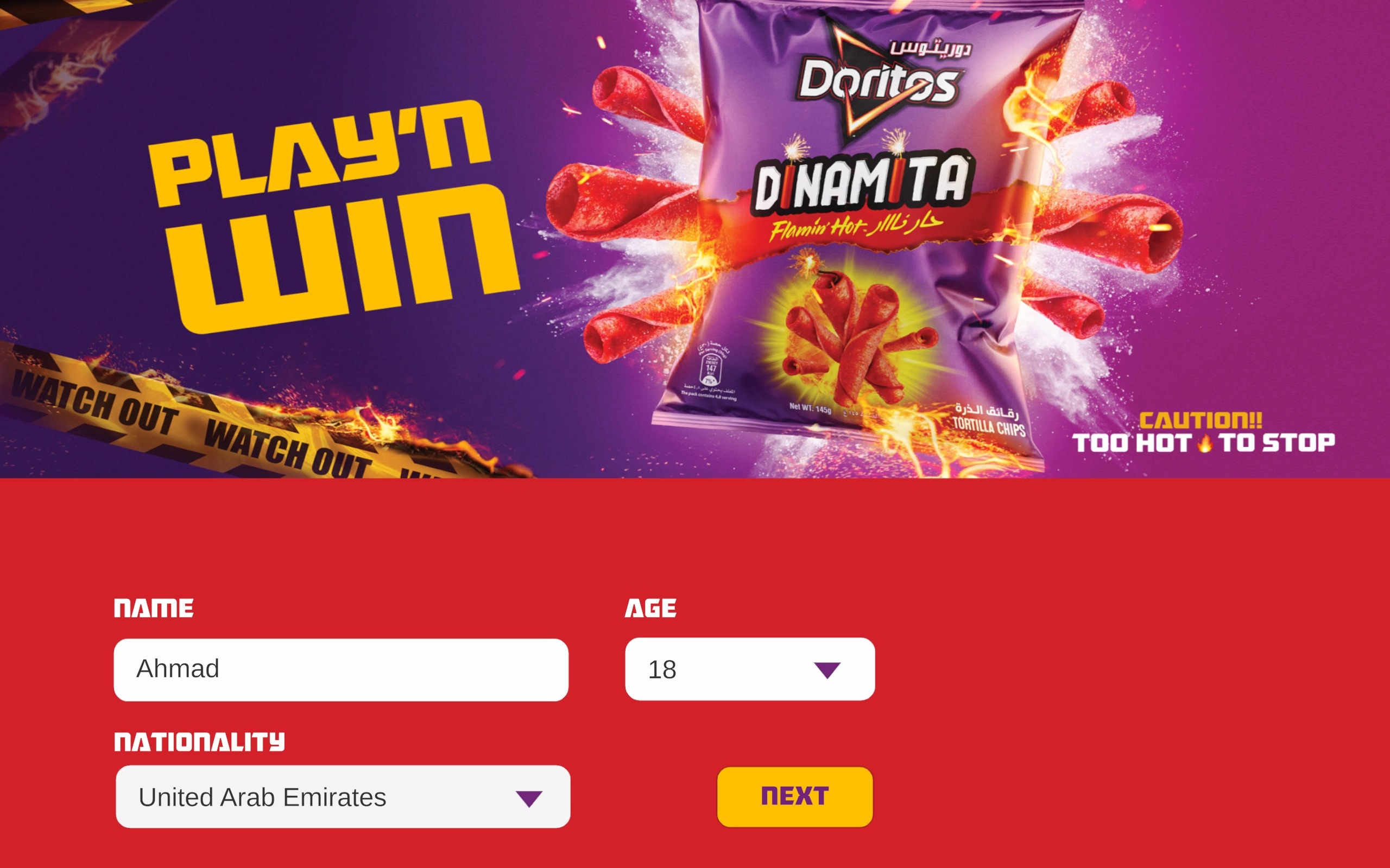 Doritos Dinamita Game: High-Energy Gamified Brand Engagement — Screenshot_20240429_132741_Dinamita-1