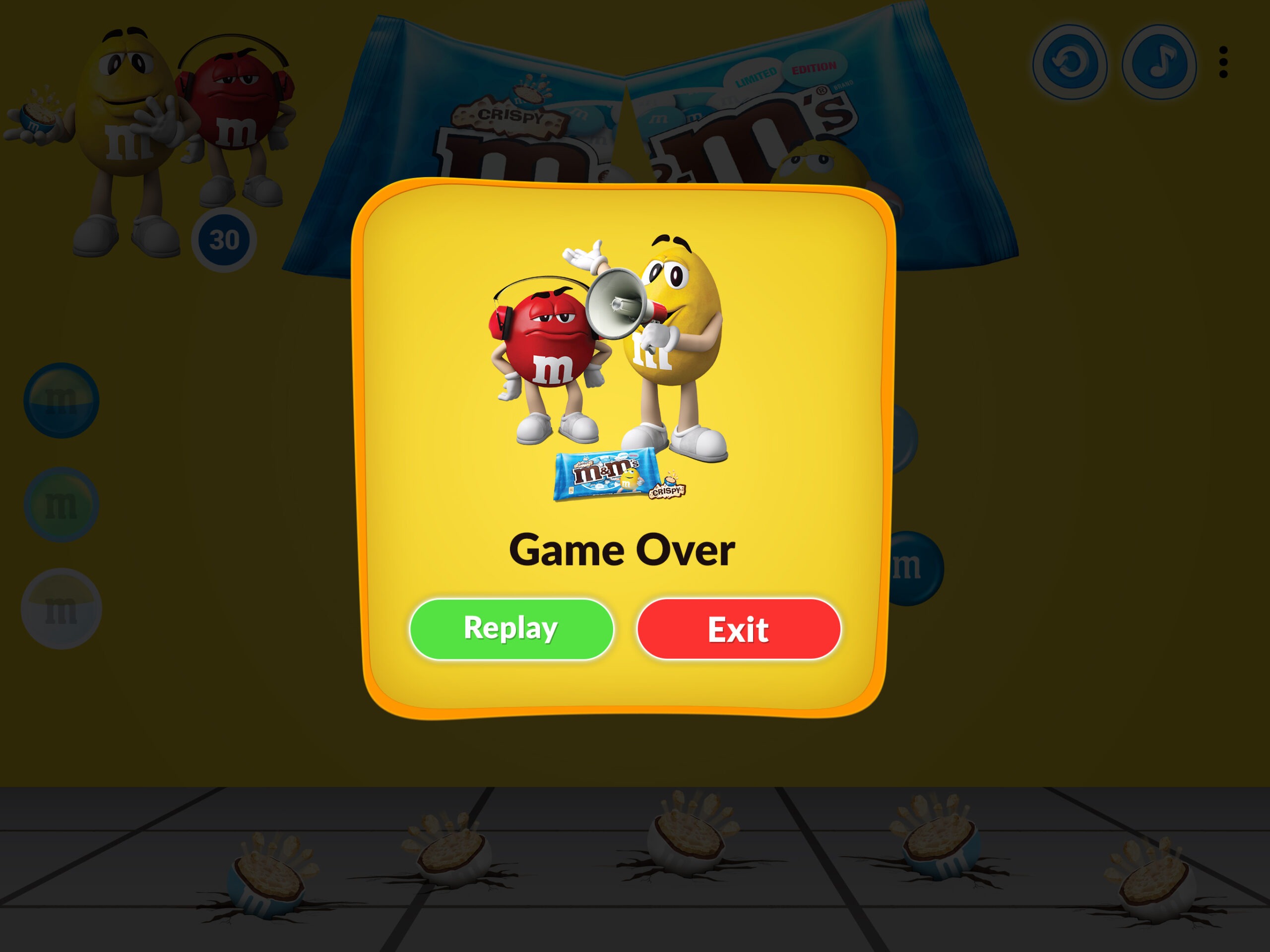 M&M’s: Gamified product sampling — game_over-scaled