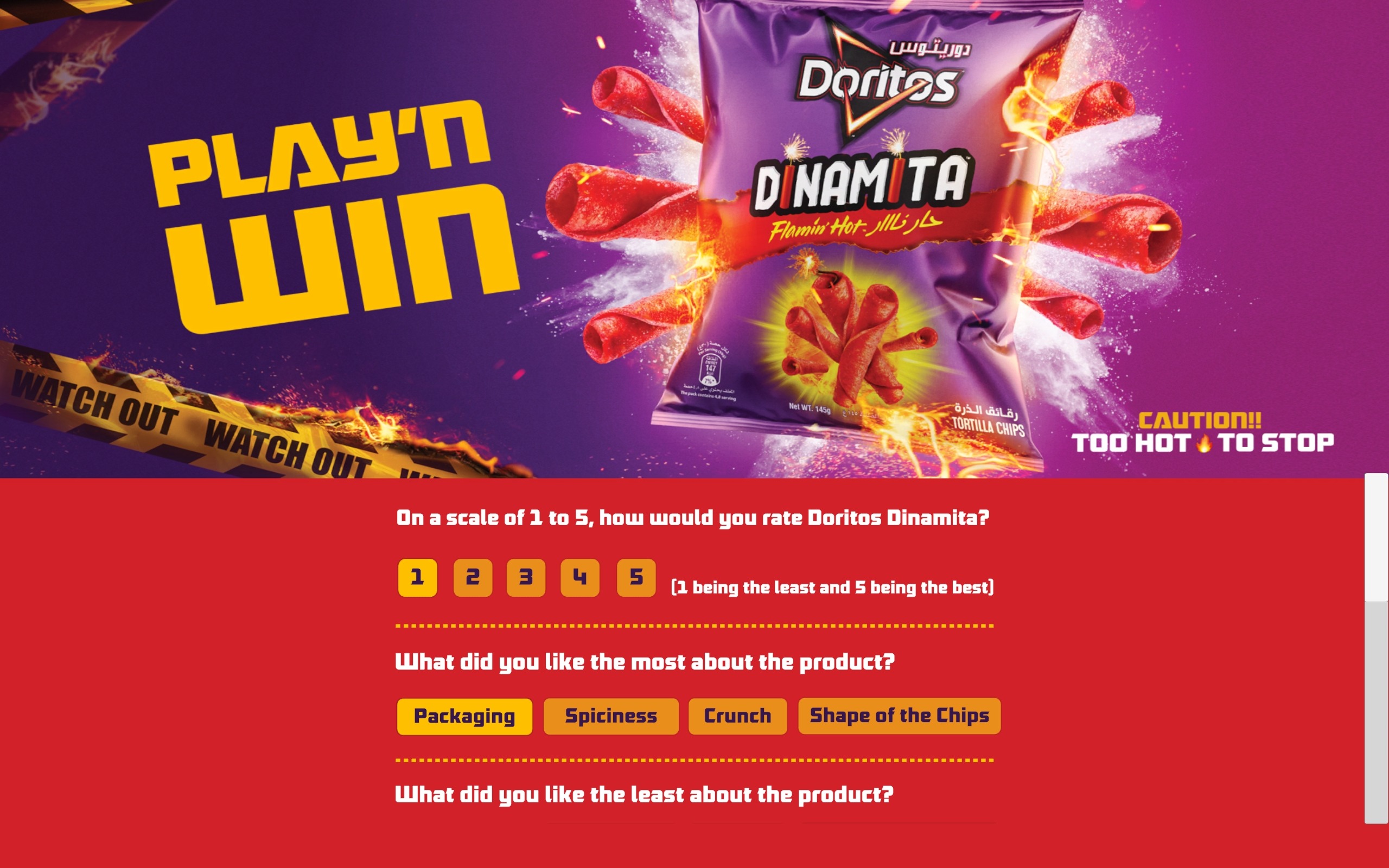 Doritos Dinamita Game: High-Energy Gamified Brand Engagement — Screenshot_20240429_132753_Dinamita-1