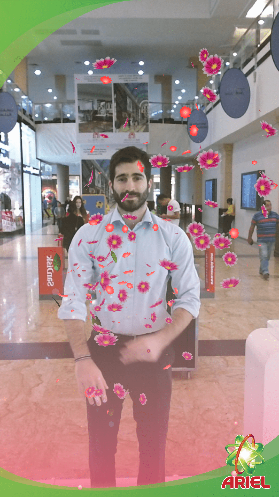 Ariel: Gesture-controlled AR activation